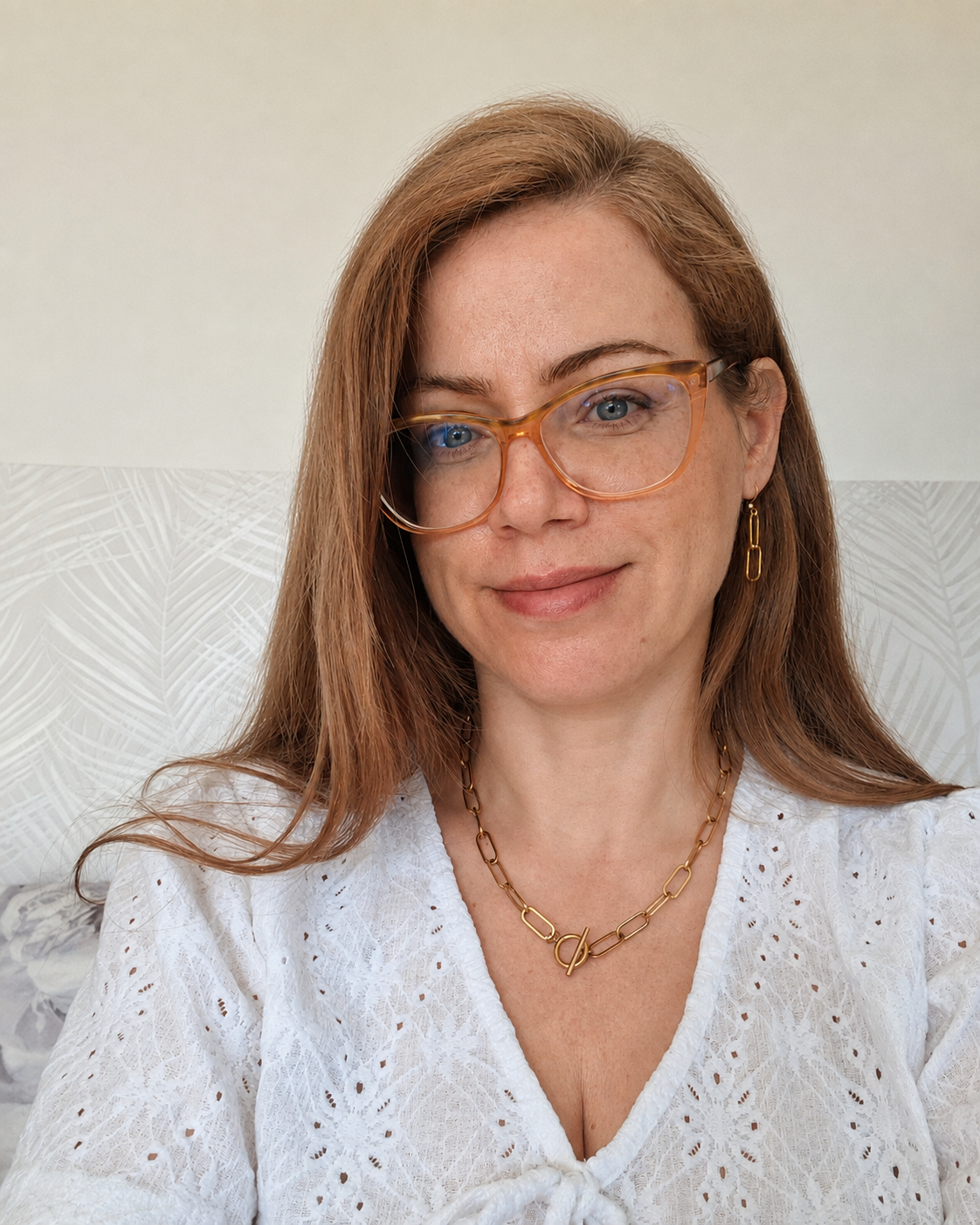 Andrea a műhelyében